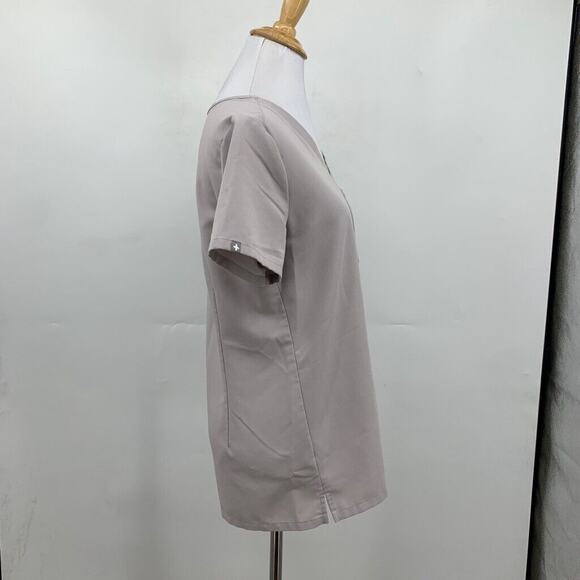 Figs Top Womens XS Extra Small Cool Stone Catarina One Pocket Scrub Short Sleeve - Picture 5 of 12